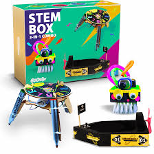 The paddle is powered by a rubber band mechanism which, similar to the rubber band car, shows how potential energy can be stored and released as mechanical energy. Stem Box 3 In 1 Combo Stem Store India