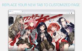 The great collection of darling in the franxx wallpapers for desktop, laptop and mobiles. Darling In The Franxx Wallpaper Custom Newtab