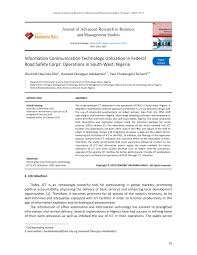 Danger sign used in nigeria. Pdf Information Communication Technology Utilization In Federal Road Safety Corps Operations In South West Nigeria