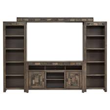 There are 5370 entertainment wall for sale on. Rent To Own Oak Furniture West 4 Piece Castle Creek Entertainment Wall At Aaron S Today