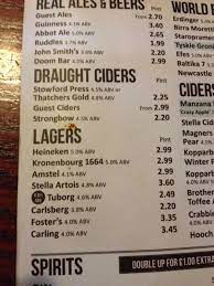 Wetherspoon's customers have been enjoying sweden's kopparberg cider since it launched in 2005 in our pubs. James Rand Auf Twitter The Menu In Wetherspoons Is Like A Historical Document From When You First Started Drinking Http T Co Gt1lfzzvc4
