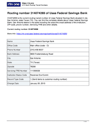 10750 mcdermott fwy, san antonio, tx 78230. Fillable Online 314074269routing Number Of Usaa Federal Savings Bank In San Antonio Routing Number 314074269 Belongs To The Usaa Federal Savings Bank Texas San Antonio 9800 Fredericksburg Road The Phone Number Of