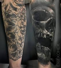 Realistic Skull Tattoo Cover Fusion Ink Killerinktattoo Hustlebutterdeluxe Realistict Tattoo Sleeve Cover Up Black Tattoo Cover Up Black Skull Tattoo