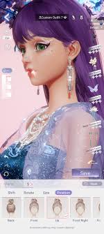 Customizing avatar accessories with starlight date nose ring