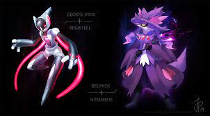 You Don T Want To Mess With Alien Mewtwo Pokemon Fusions Pokemon Pokemon Fusion Art