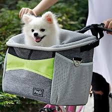Dog strollers let you take your pet with you while walking, running or biking. Petsfit Safety Dog Bike Basket For Small Dogs And Good For All Bikes Buy Online In French Guiana At Frenchguiana Desertcart Com Productid 35465748