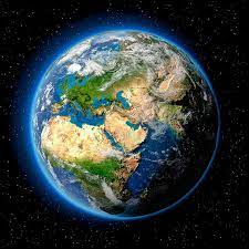 Unsere erde ist ein äußerst dynamischer planet. Erde Europa Afrika Und Naher Osten Planet Erde Etsy