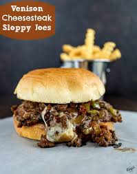 They taste like the classic philly cheesesteaks, but is made with ground beef and served with hamburger buns to resemble sloppy joes. Venison Cheesesteak Sloppy Joes By Karyl S Kulinary Krusade