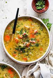 15 Comforting Split Pea Soup Recipes Recipe In 2021 Pea And Ham Soup Split Pea Soup Recipe Split Pea Soup