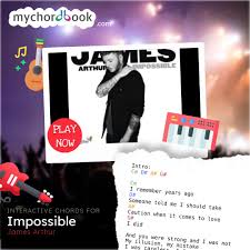 We did not find results for: James Arthur Impossible Chords