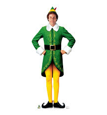 Free 2 Day Shipping Buy Life Size Cardboard Standup Of Elf Will Ferrell Elf With Dimensions Of 73 X 31 At Buddy The Elf Costume Elf Movie Buddy The Elf