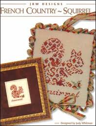 French Country Squirrel Cross Stitch Chart