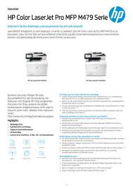 Also supported are all of the modern mobile protocols, such as hp's. Hp Color Laserjet Pro Mfp M479 Series Pdf Free Download