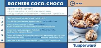Rochers Coco Choco Pati Hands Cook Rochers Coco Recette Recette Tupperware