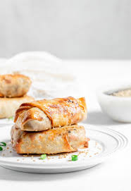 Brush the outside of each egg roll with a little bit of vegetable oil or spray with cooking spray. Air Fryer Egg Rolls Sprinkles Sea Salt