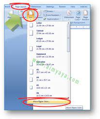 Cara Mengatur Ukuran Kertas Di Microsoft Word