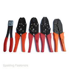 One of the most efficient but. Electrical Terminal Crimping Tools All Types For Brass Bullet Flag Spade Ebay