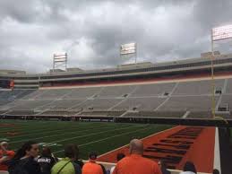 Boone Pickens Stadium Section 101 Home Of Oklahoma State