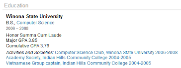 Where To Put Latin Honors On A Resume Resume Writing Lab