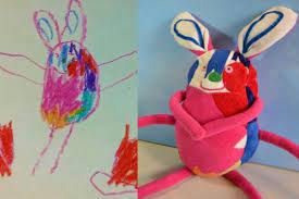 Maybe you would like to learn more about one of these? Artist Turns Children S Imaginative Drawings Into Stuffed Animals Drawing For Kids Weird Toys Art For Kids