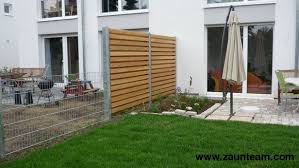 Holz Sichtschutz Sichtschutzzaun Zaunteam Breisgau Gutach Oberspitzenbach 79211 Denzlingen Sichtschutzzaun Gartengestaltung Gartentrennung