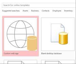 This makes your access data available to almost any device that has an internet connection such as a smartphone or tablet. Create An Access App Access