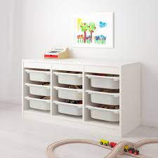 Trofast Storage Combination With Boxes White 99x44x56 Cm Shop Here Ikea In 2020 Ikea Trofast Storage Childrens Storage Furniture Ikea Storage