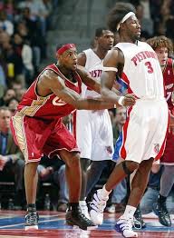 Follow the action on nba scores, schedules, stats, news, team and player news. Lebron James Cleveland Cavaliers Ben Wallace Detroit Pistons Jugadores De Baloncesto Pisto Baloncesto