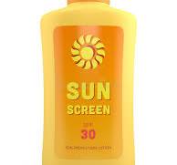 Sunscreen lotion bottle stock illustration. Illustration of ...