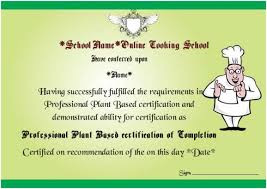 Pin On Cook Certificate