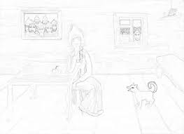 нарисовать рисунок к сказке о мёртвой царевне и семи богатырях Raskraska Skazka O Mertvoj Carevne Detskie Raskraski Raspechatat Skachat