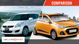 Hyundai Grand I10 Vs Maruti Swift Video Comparison Cardekho Com Youtube