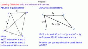 Vector Addition And Subtraction Mr Mathematics Com Subtraction Addition And Subtraction Math Formula Chart