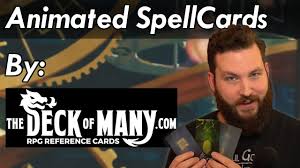 Deck Of Many Animated Spellcards Dungeons And Dragons Youtube