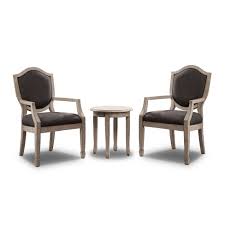 It can complete a living room or dining room set, or serve as the perfect bedroom chair for reading. 3pc Torrance End Table And Accent Chair Set Gray Dark Gray Homes Inside Out Target
