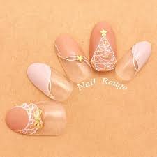 秋 冬 クリスマス ハンド 変形フレンチ nailrougeのネイルデザイン no 1789399 ネイルブック ネイルデザイン ホリデー ネイル クリスマスネイル