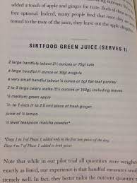 Sirtfood Green Juice Adele Diet Healthy Snacks Recipes Green Juice Recipes