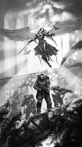 Living Saint By Misha Savier D Warhammer 40k Artwork Warhammer Warhammer 40k