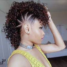 Natural Afro Hairstyles For Back Women Crochetbraids Crochet Crochethairstyles Natural Hair Styles Mohawk Hairstyles