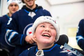 Jets make memories at children's rehab centre