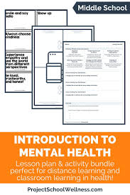 Pin On Mental Health Lesson Plans By Psw
