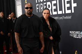 Kanye West 'Beat' the Grammys With Bianca Censori Red Carpet Dress