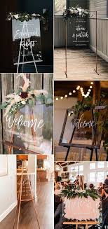 30 Stunning Wedding Welcome Sign Ideas To Steal Oh Best Day Ever Wedding Hall Decorations Wedding Photo Walls Wedding Welcome Signs