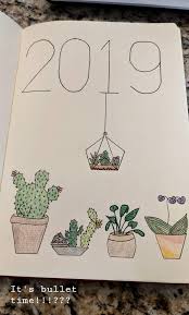 Desenhos Cactos E Suculentas Bullet Journal Cactos Bullet Journal Notebook Bullet Journal Themes Bullet Journal Aesthetic