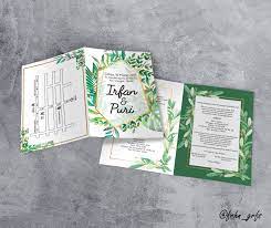 Booklet Wedding Invitation A4 Wedding Invitations Invitations Booklet