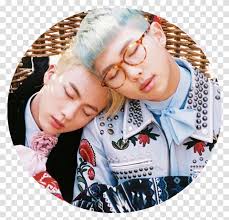Find funny gifs, cute gifs, reaction gifs and more. Jin Va Rap Monster So Cute Download Jin Y Rap Monster Person Face Collage Transparent Png Pngset Com
