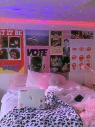 Soft forms and shades, tactile textures, unusual details create a special atmosphere. Pin By Emilyhornsey On Room Inspiration Neon Room Room Inspiration Bedroom Room Inspo