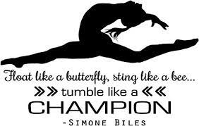 This simone biles quote proves she is a role model, inspirational leader and activist i'm the first simone biles. what encouraged her to respond this way? Amazon Com Simone Biles Gymnastics Quote Girl S Vinyl Wall Decal Decor Usa Olympics Gymnast Decoration 20 X14 Biles 2 Home Kitchen