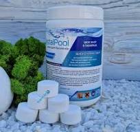 Таблетки для бассейна шок хлор Crystal Pool Quick Chlorine Tablets 1 кг |  Химия для бассейнов Кристал Пул