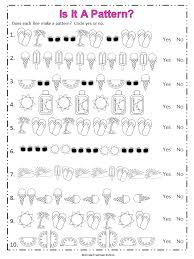 Patterning Worksheets Kindergarten Math Patterns Math Patterns Pattern Worksheet